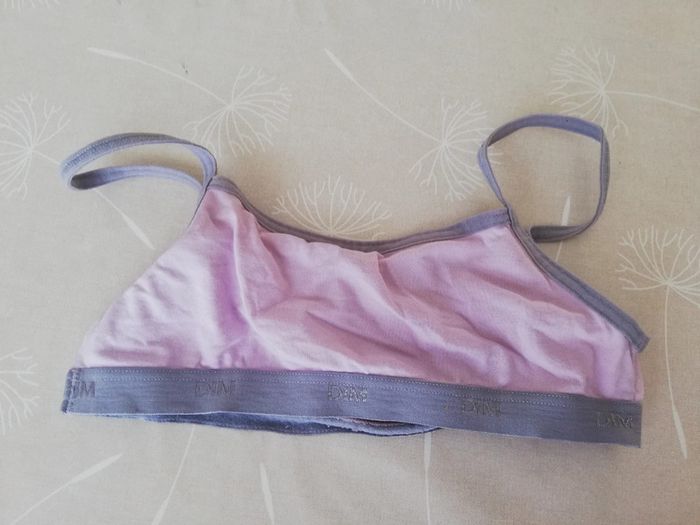 Brassière rose/grise 6 ans Dim - photo numéro 3
