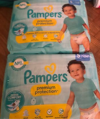 Couches Pampers Premium Protection T5 24€