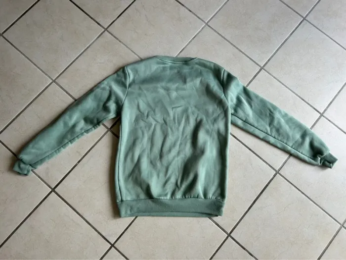 Sweat Shein "East Hampton" vert sauge - photo numéro 6