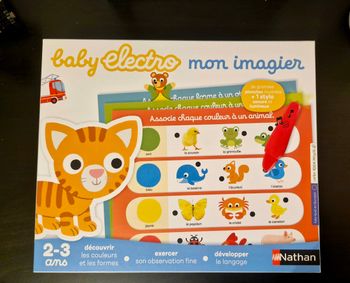 Nathan – Baby Electro mon imagier – Jeu d'apprentissage – Jeu électronique