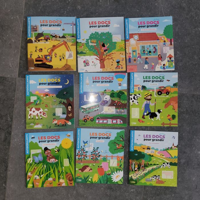 Lot de livres les docs pour grandir