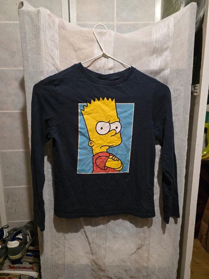 Tee-shirt ML 10ans Bart Simpson