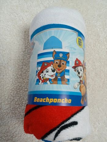 Poncho de bain Pat patrouille 100% Coton