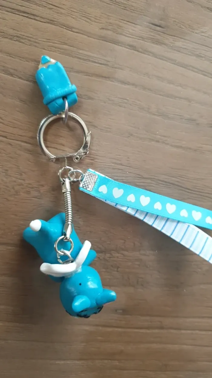 Porte clé chat ailé - photo numéro 3