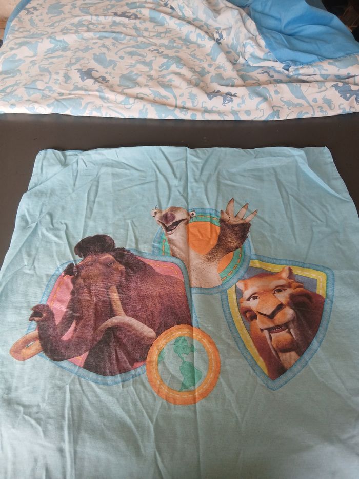 Parure housse + taie oreiller l'age de glace - photo numéro 3