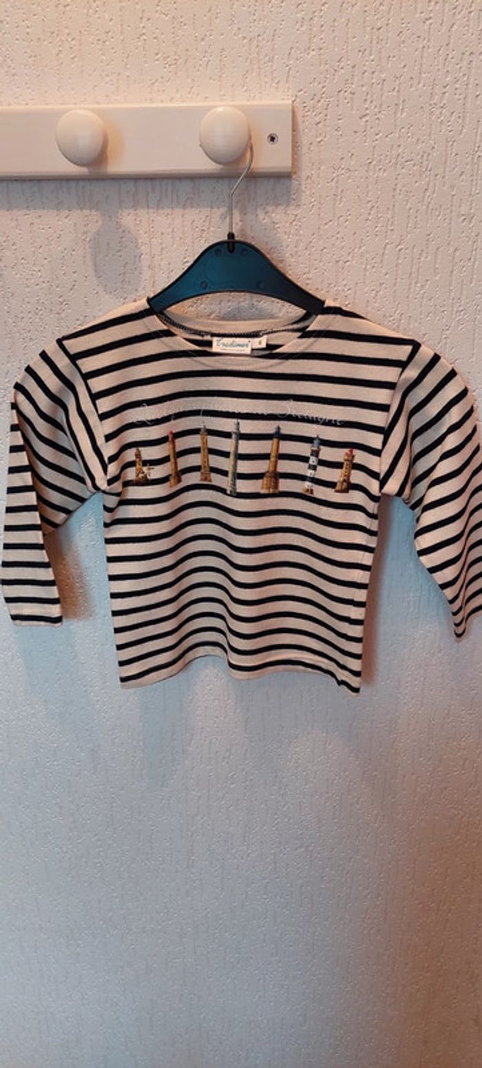 Joli sweat marin mixte 6 ans Tradimer phares Bretagne comme neuf