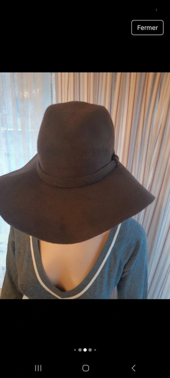 Chapeaux H&M Coachella laine marron 56cm - photo numéro 5