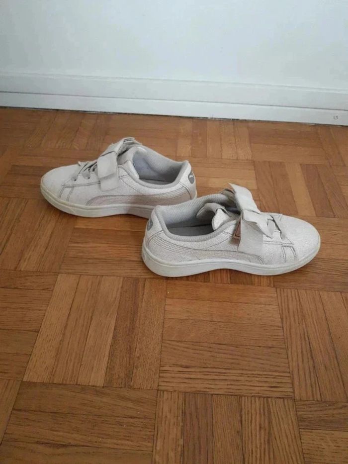 Basket puma 30 rose pailletée - photo numéro 2