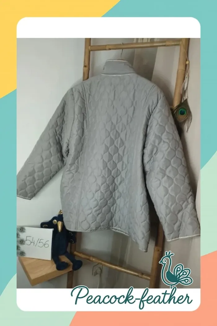 Blouson veste grise matelassée neuve 54/56 - photo numéro 7