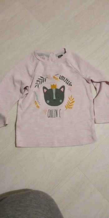 Pull rose pâle 12 mois Orchestra