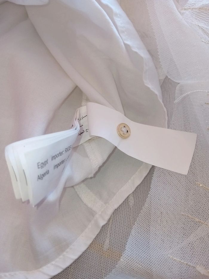 Robe blanche et doré taille 14 ans - photo numéro 6