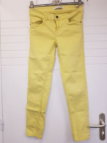 Jean skinny jaune 