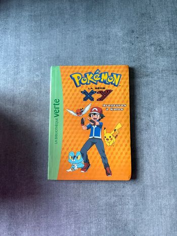 Livre Pokémon xy aventures à kalos