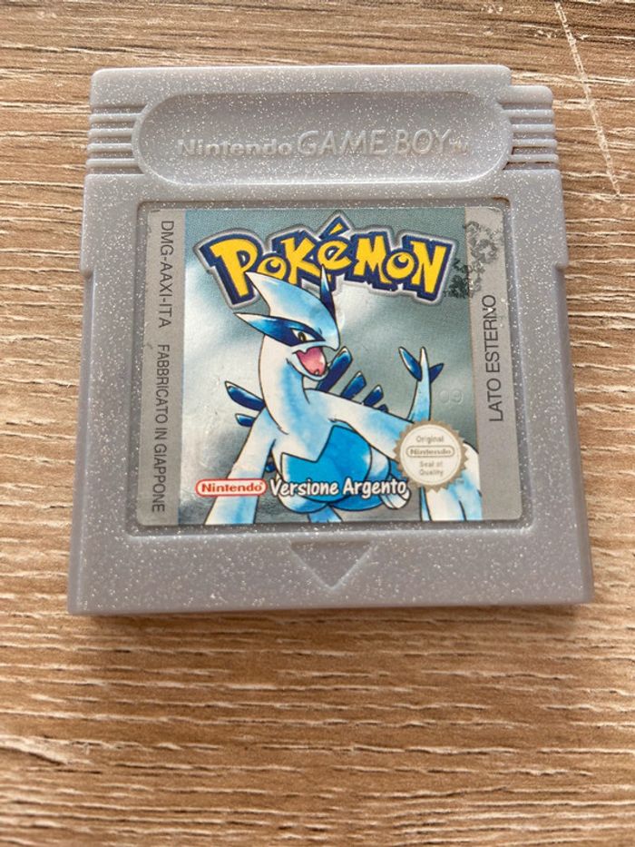 Pokemon version argento gameboy