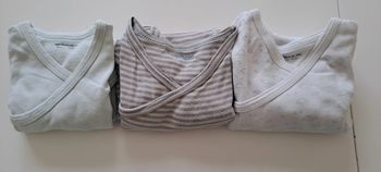 Lot de 3 bodies manches longues Vertbaudet 12 mois