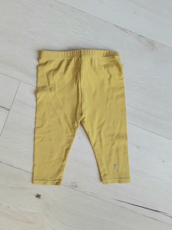 Vêtement bébé fille pantalon legging jaune Obaïbi 6 mois