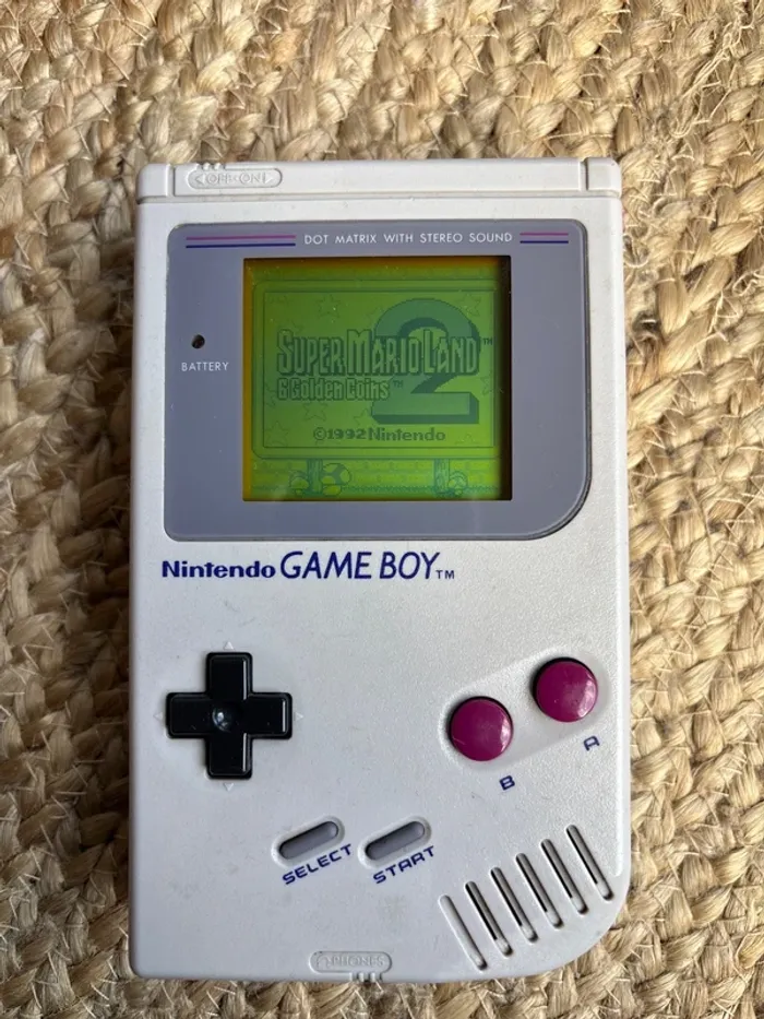 Game Boy Fat Original (DMG-01) en État de Marche avec 4 Jeux ! - photo numéro 2