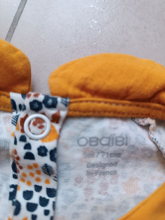 Tee-shirt manches longues col claudine - photo numéro 2