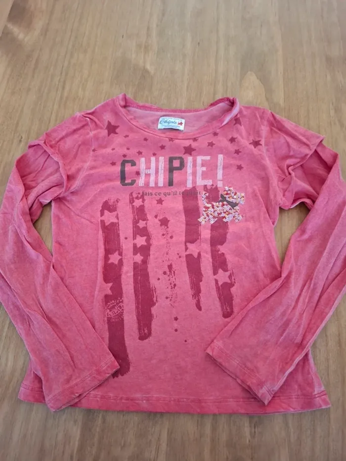 T-shirt manches longues Chipie 10 ans - photo numéro 3