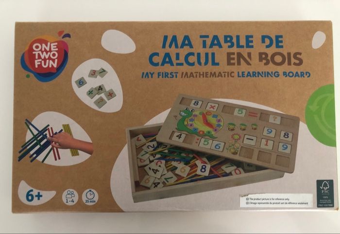 Ma table de calcul en bois - photo numéro 2