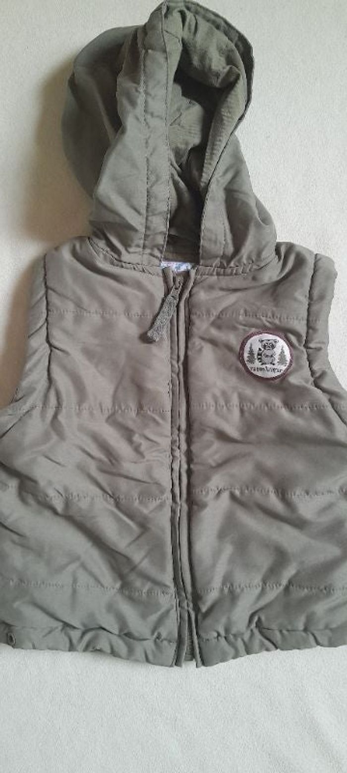 Doudoune sans manches 18-24 mois