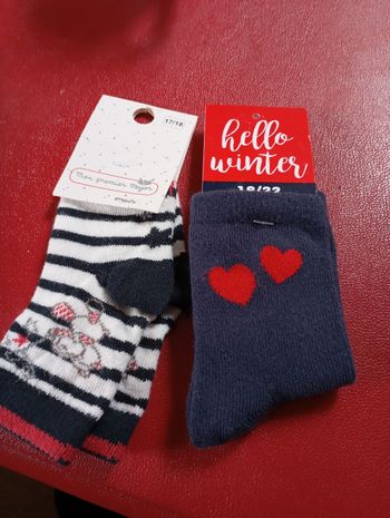 2 paires chaussettes neuves