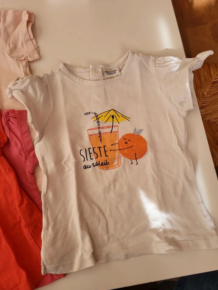 Lot 4 tee shirt manches courtes tao 23 mois - photo numéro 6