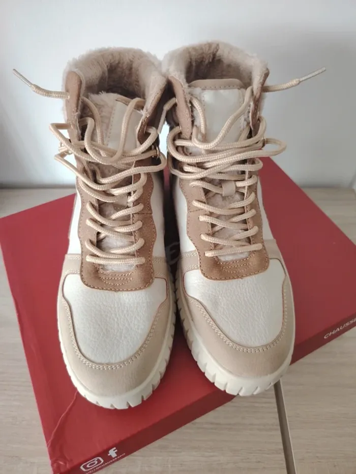 Chaussures/baskets montantes femme - photo numéro 5