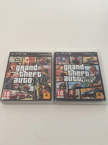 Lot gta IV + gta V - tbe/be - ps3