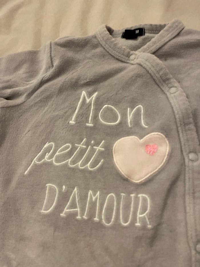 Pyjama petit cœur d’amour - photo numéro 2
