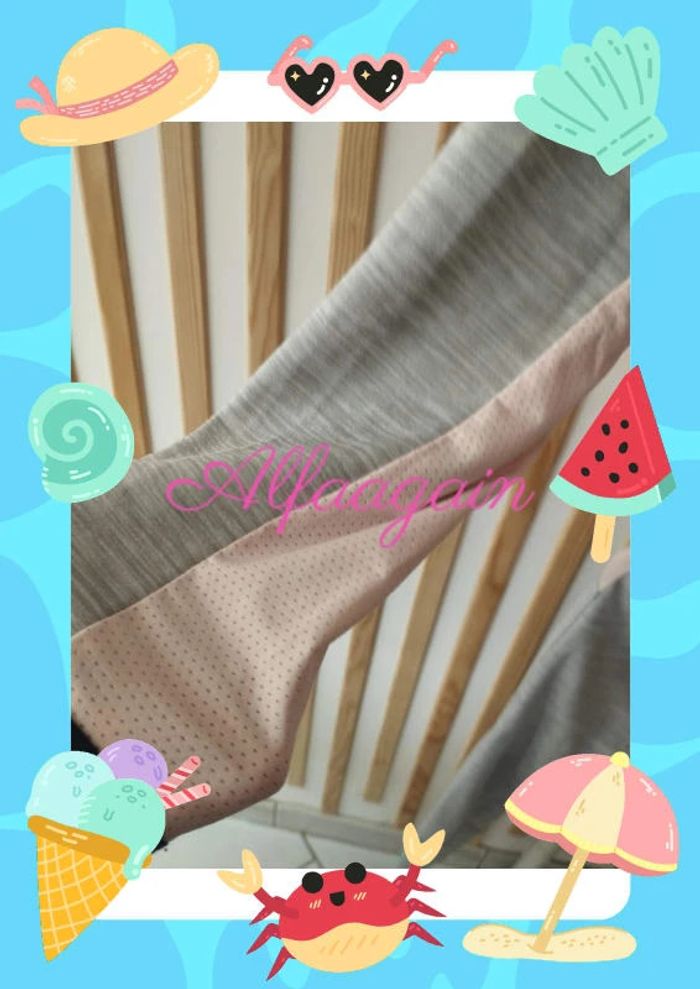 Ensemble sport kalenji rose gris 10ans - photo numéro 7