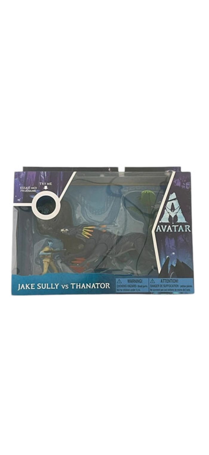 Coffret figurines Avatar World Of Pandora Jake Sully Vs Thanator McFarlane Toys neuf