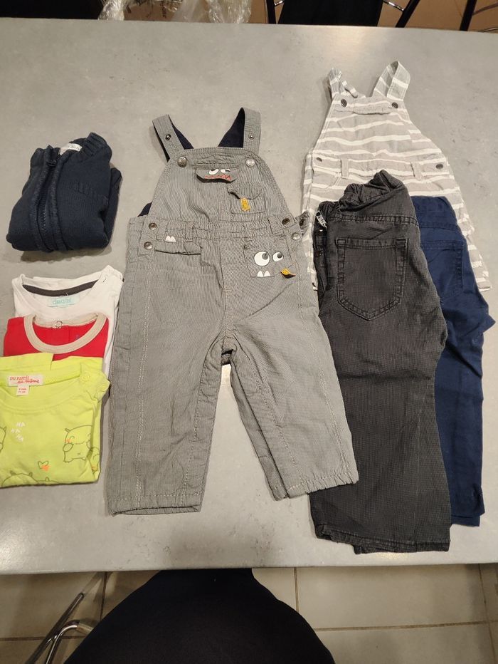 Lot de vêtements bébé garçon – Taille 9 mois – Bon état - photo numéro 1