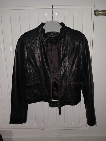 Veste cuir miss avant première 8 ans