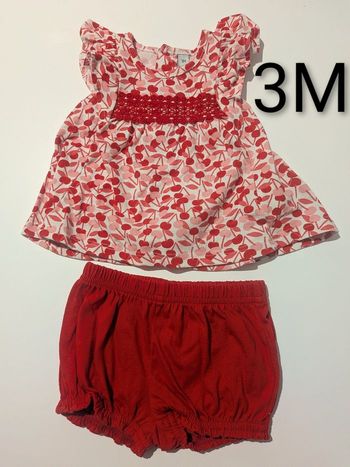 Ens T-shirt short cerise - lucieju3ETE