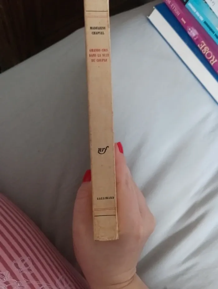 Livre " grand cris dans la nuit du couple" de madeleine chapsal - photo numéro 3