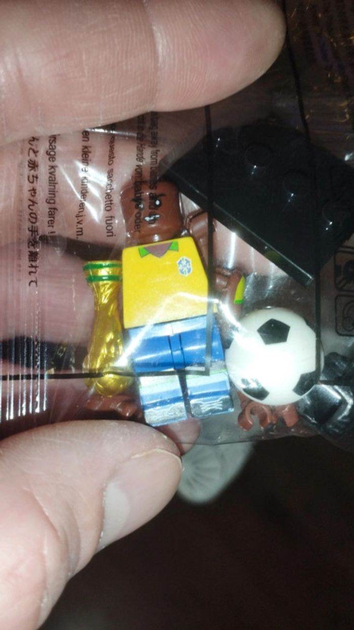 Personnage football neuf Pelé équipe du Brésil