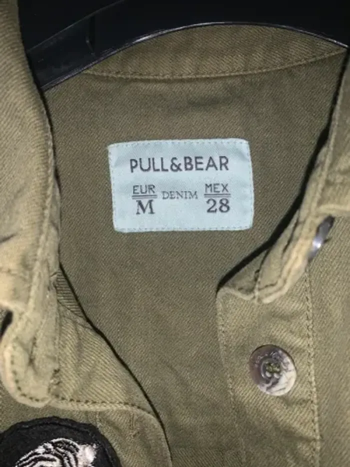 Veste en jean kaki - photo numéro 3