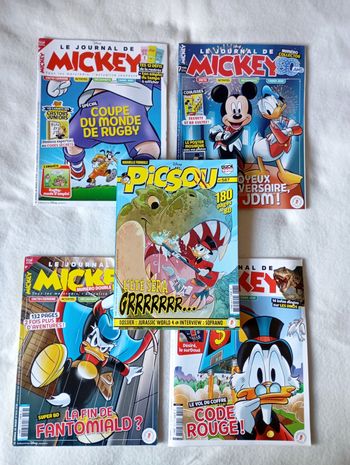 Lot de 5 magazines jeunesse