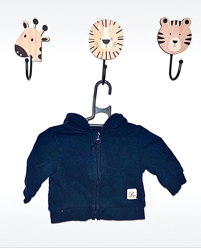 Gilet zippé taille 1 mois