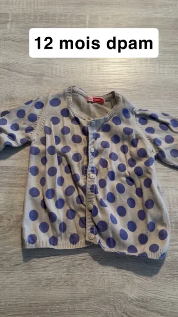Gilet à pois