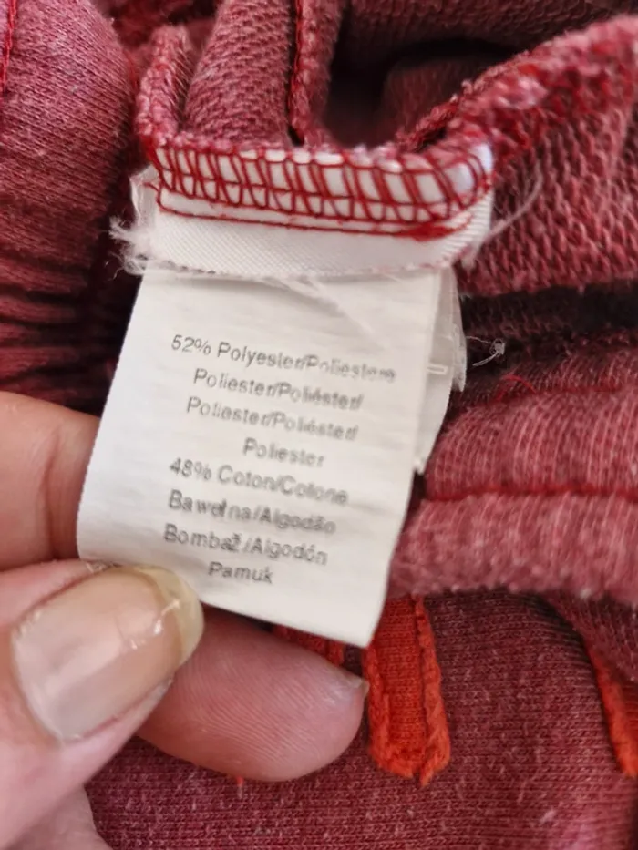Pantalon enfant garçon 3 ans Tissaia rouge coton élasthanne - photo numéro 6