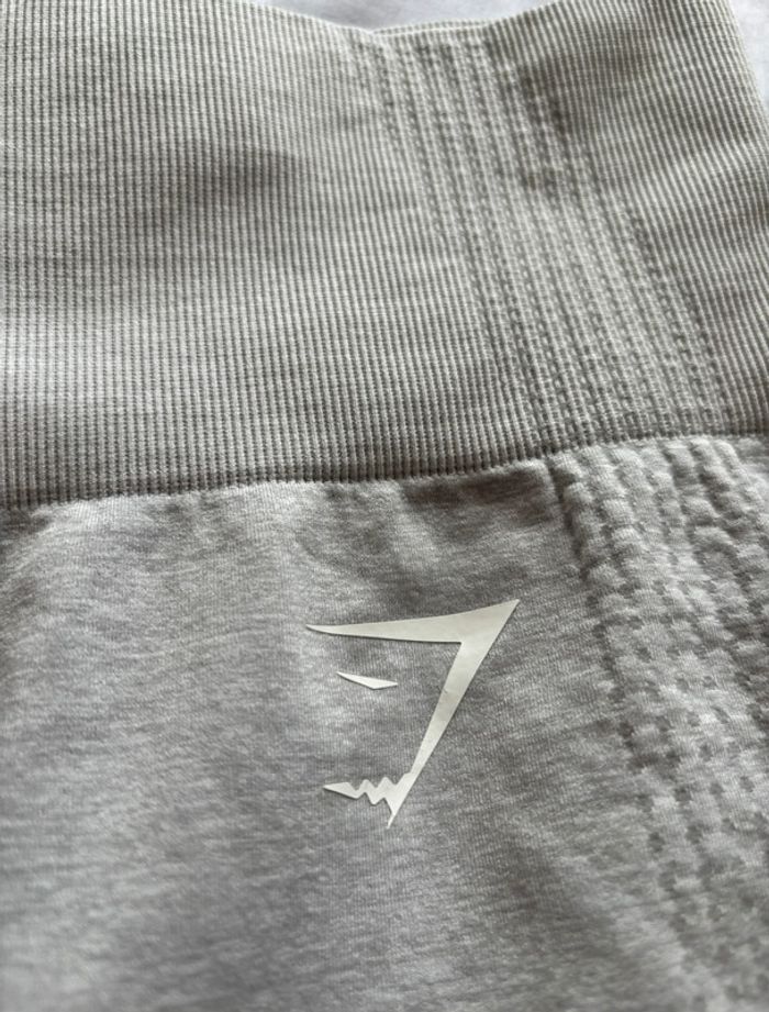 Legging Gymshark vital sculpt seamless femme gris clair Taille S/36 Taille haute - photo numéro 3