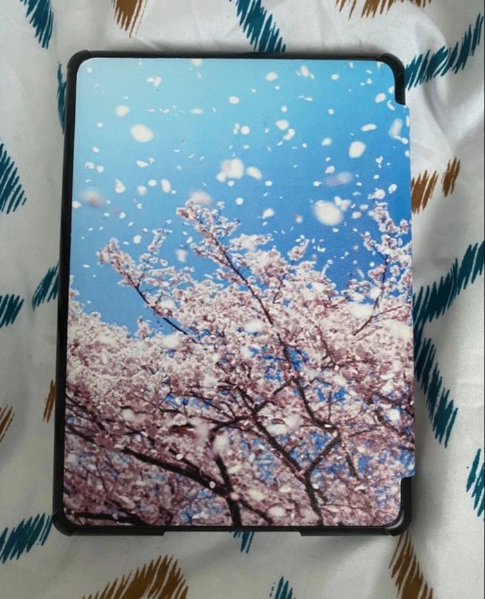 étui kindle paperwhite 5 (2021) cerisier japonais - photo numéro 1