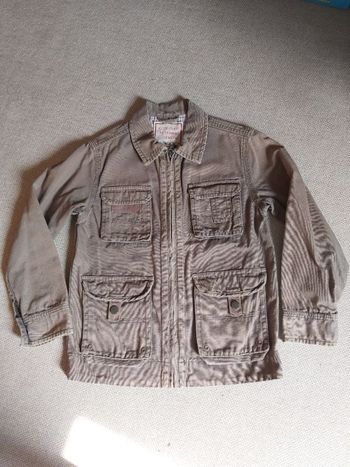 Veste saharienne kaki mi-saison garçon 12 ans - DPAM