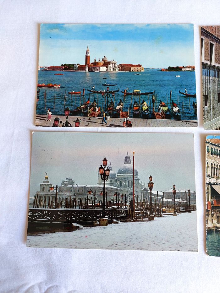 Venise Venezia Lot 4 Cartes postales anciennes années fin 60-80-90 Italie Italy - photo numéro 2