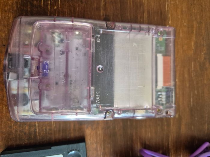 Console Nintendo gameboy color transparente et jeu - photo numéro 2