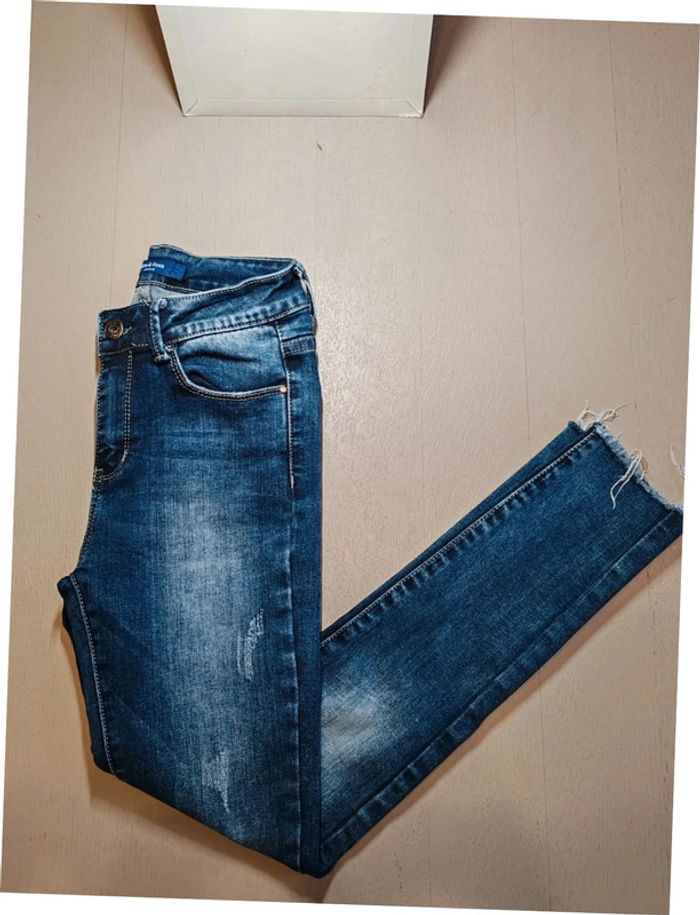 Dolce rosa jeans bleu femme taille 34 - photo numéro 2