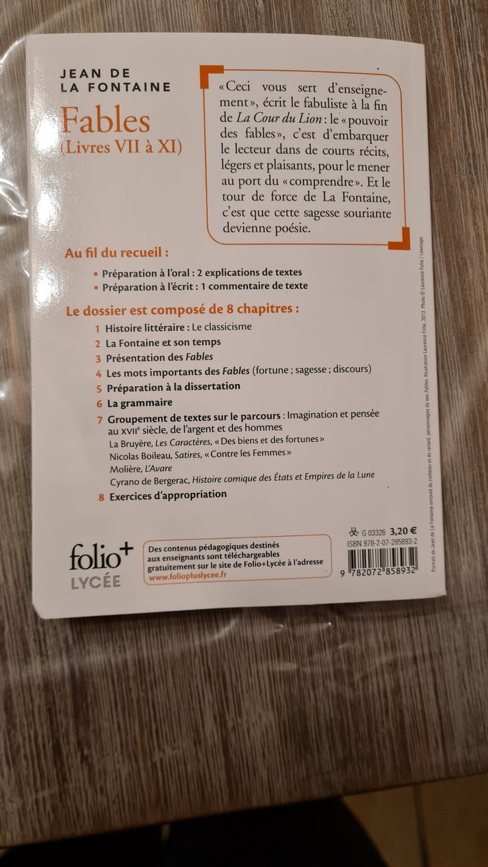 Fables Jean de la Fontaine - photo numéro 2