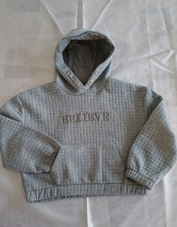 Sweat capuche gris Primark - photo numéro 2